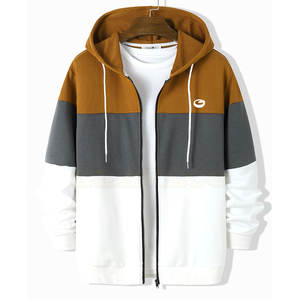 Nueva moda de talla grande con cremallera sudaderas con capucha de invierno de moda sólido e estampado ropa con cuello con capucha - Product Image 1