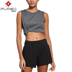 Débardeurs d'entraînement femmes sans manches course coupe ample Yoga hauts grande taille chemises actives Pickleball sport Gym exercice - Product Image 5