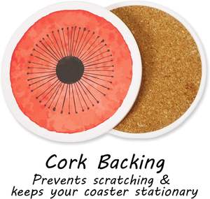 Protégez vos surfaces avec style avec ces élégants sous-verres en céramique Idéal pour le café, le thé ou les cocktails - Product Image 4