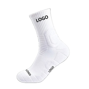 Basketball Custom Crew <b>Socks</b> Personalized Logo For <b>Training</b> Games - Product Image 2