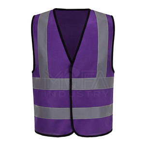 เสื้อกั๊กนิรภัยสะท้อนแสงมองเห็นได้ชัดเจนพร้อมโลโก้ที่ปรับแต่งได้เหมาะสำหรับการก่อสร้างคลังสินค้าและการจราจร - Product Image 2