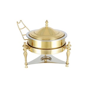 ขาตั้งอุ่นอาหารและเตาทองคำพรีเมียม เหมาะสำหรับบริการบุฟเฟ่ต์หรืองานเลี้ยง - Product Image 2