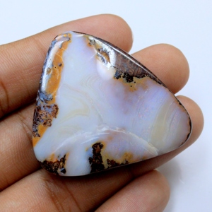 Australien Boulder Opal Cabochon 145.00 Carat Naturel Fantaisie Forme Gemme Bijoux Pendentif Pierres Précieuses En Vrac - Product Image 3