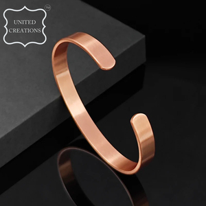 Brazalete de cobre puro para mujeres al por mayor, pulsera de cobre para hombres para aliviar el dolor, artritis reumática - Product Image 3