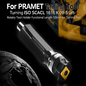 Portaherramientas Rotatorio PRAMET ISO SCACL 1616 K 09-S, Rotación Izquierda, Longitud Funcional 125mm, para Herramientas de Torneado - Product Image 3