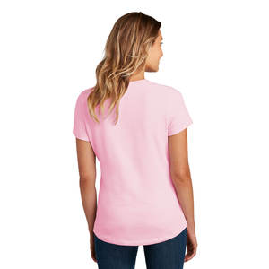 Eco-Friendly Short Sleeve Cotton Scoop Neck <b>T</b> <b>Shirt</b> <b>for</b> Women Breathable - Product Image 2