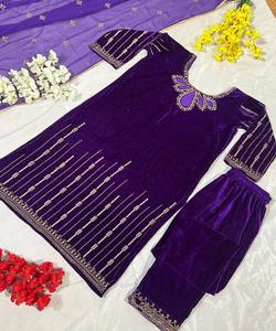 Ropa de césped impresa con diseño de ropa Punjabi Salwar perfecto para damas que aman los Trajes cosidos modernos pero tradicionales - Product Image 5