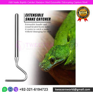 Gancho Telescópico Extensible de Acero Inoxidable para Captura de Reptiles y Serpientes Fdit - Product Image 2