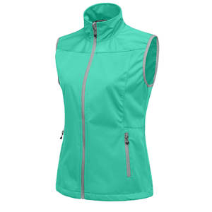 Chaleco Soft Shell de Alta Calidad al por Mayor, Logotipo Personalizado, Nuevo Diseño, Ropa de Invierno Moderna, Chaleco Soft Shell Transpirable para Mujer - Product Image 1