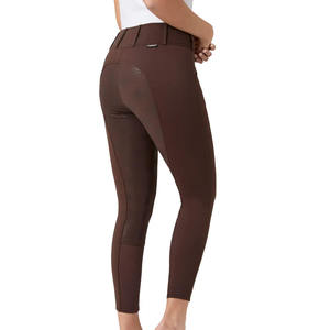 Última llegada bajo MOQ montar a caballo asiento completo transpirable Color personalizado montar a caballo ropa ecuestre mujeres Leggings - Product Image 2