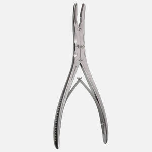 Setof 3 Beyer Rongeurs, 7 "L, Doble Acción, Curva de Luz, Mordida de 2mm, Premium - Product Image 1