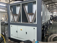 Refroidisseur d'eau industriel d'occasion à refroidissement par air avec compresseur à double vis, capacité de réfrigération 770 kW