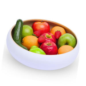 อุปกรณ์ทานอาหารหลากสีชามไม้ไผ่แบบใช้แล้วทิ้งเป็นมิตรกับสิ่งแวดล้อมอุปกรณ์ตกแต่งสำหรับเสิร์ฟ - Product Image 1