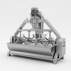 Mélangeur à palettes à double arbre électrique industriel pour poudres et granulés, haute efficacité, durable, en acier inoxydable, facile à utiliser - Product Image 2