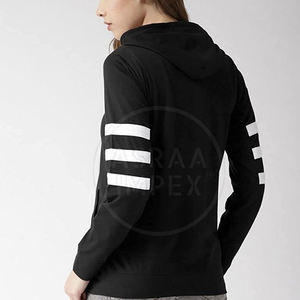 Sudadera con Capucha para Mujer, 100% Algodón, con Cierre, de Secado Rápido, Manga Larga, para Invierno, en Oferta - Product Image 2