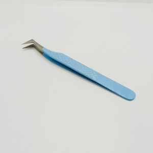 Pince à cils à pointe inclinée 2023 Offres Spéciales pince à épiler professionnelle en acier inoxydable de haute qualité à longue pointe - Product Image 2