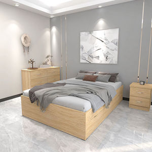 Hot Selling Modern 2254 TWIN <b>Wooden</b> <b>Bed</b> <b>Frame</b> Nicely Complemented Variety Styles Bedroom Furniture Hotel Kitchen Hospital Usenew - Product Image 1