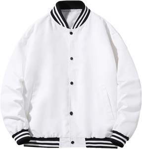 แจ็กเก็ตแบบบอมเบอร์สำหรับผู้ชายผ้าฝ้าย100% สไตล์เกาหลีออกแบบโลโก้ได้ตามต้องการสำหรับฤดูหนาว - Product Image 6