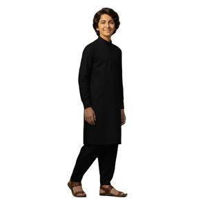 Enfants Garçons Festive Shalwar Kameez Vêtements Brodés pour Garçons Designer Shalwar Kameez - Product Image 1