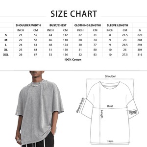 2025, nuevo diseño de secado rápido, camiseta de gran tamaño para hombre, camisetas de algodón en blanco con lavado ácido, camiseta Vintage con gráfico personalizado - Product Image 5