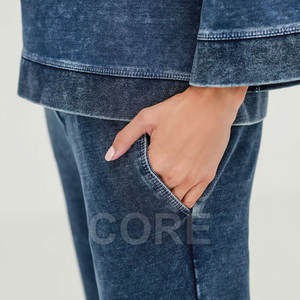 Pantalones vaqueros acampanados transpirables de secado rápido de último diseño, pantalones vaqueros Acampanados para mujer al por mayor - Product Image 5