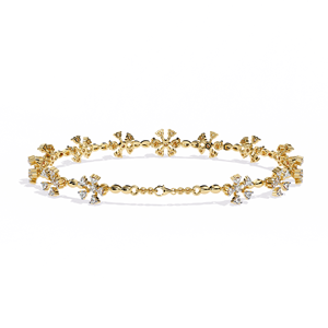 Cadena DE TENIS HPHT de corte Marquesa de oro de 14K 18K 9K DEF Vvs Pulsera de diamantes cultivados en laboratorio - Product Image 4