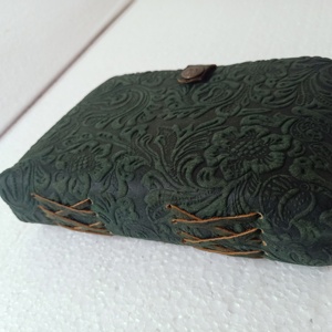 วารสารหนังลายนูน A3เกลียวทำด้วยมือมีลวดลายดอกไม้กระดาษขอบใบโบราณแบบโบราณงานตามสั่ง - Product Image 3