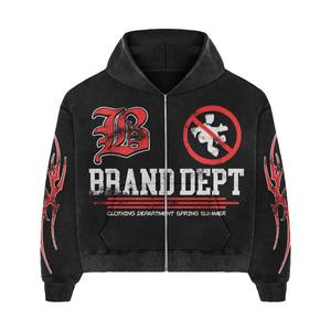 Manufacturer Custom Men's Winter Heavy <b>Weight</b> Tracksuits Comfortable Breathable Black Color Screen Printing Design Clothing - Product Image 2