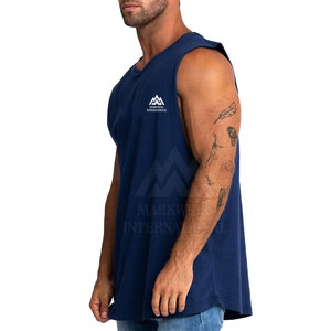 Breathable Quick Dry Active Wear <b>Men</b> <b>Singlets</b> Gym Fitness Wear Stylish <b>Men</b> <b>Singlets</b> In Best Price - Product Image 2