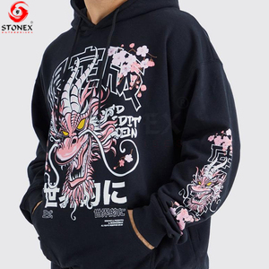 Ensemble pantalon de survêtement avec logo personnalisé de haute qualité Survêtement à capuche lourd avec sérigraphie en soie Survêtement imprimé bouffant - Product Image 4