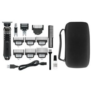 Tondeuse sans fil rechargeable, design précis, moteur puissant au lithium-ion, poignée antidérapante, lame Forever, certifiée IPX7 - Product Image 5