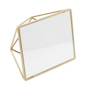 Miroir mural et de table décoratif en verre et métal de haute qualité de luxe moderne pour salon, chambre à coucher et bureau à usage hôtelier - Product Image 1