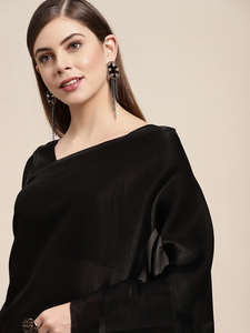 Dernière tendance Jimi Silk Saree Blouse avec bordure en dentelle Pallu Vêtements ethniques indiens pour adultes Vente en gros Factory Supply - Product Image 6