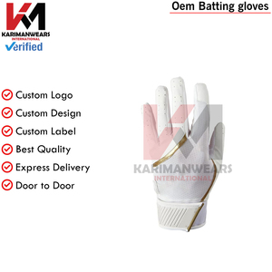 ถุงมือตีเบสบอลแบบสั่งทำพิเศษ MOQ ต่ำ จัดส่งรวดเร็ว รับผลิตแบบ OEM มีสีและโลโก้ตามสั่ง - Product Image 2