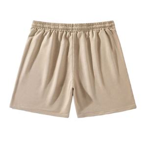 Pantalones Cortos Casuales para Hombre, con Logotipo Personalizado, Deportivos, de Fitness, 100% Algodón, Felpa Gruesa, Lisos, 450GSM - Product Image 2