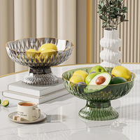PET Ronde Fruitmand Afvoermand Fruitwasser Vergiet Grote Capaciteit Fruitbak Afvoermand Tafelblad Fruitpresentatiekom