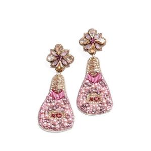 ต่างหูห้อยประดับลูกปัดทำมือ ดีไซน์เก๋ น้ำหนักเบา สไตล์โบฮีเมียน สำหรับผู้หญิง - Product Image 1