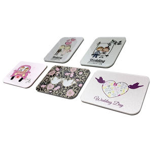 Colorido acrílico Rectangular nevera imán boda presente estilo pegatina magnética - Product Image 6