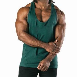 Camiseta sin mangas personalizada de 360g de algodón + poliéster de gran tamaño con borde crudo lavado con gofres, ropa de calle transpirable para estilo informal - Product Image 5