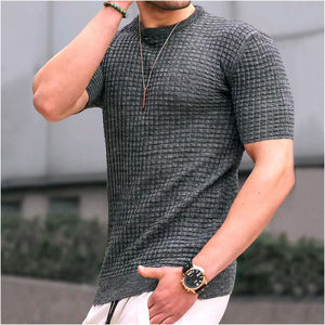 Usine personnalisée tissu doux 86% polyester 14% spandex hommes polo de golf t-shirts - Product Image 6