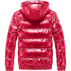 Vestes bouffantes en polyester imperméable pour hommes de High Street Design personnalisé avec manteau à capuche Service OEM du Pakistan - Product Image 6