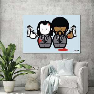 Póster Moderno Estilo Gangsta, Decoración de Pared Elegante Hecha de Papel - Product Image 3
