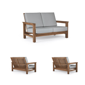 Vente en gros de chaises en bois de teck de qualité supérieure mobilier de jardin deux places pour hôtels et villas orienté vers l'exportation depuis l'Indonésie - Product Image 6