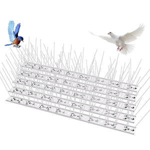 Bandes de <span class=keywords><strong>pigeon</strong></span> <span class=keywords><strong>anti</strong></span>-oiseau en acier inoxydable Petits pigeons <span class=keywords><strong>anti</strong></span> oiseaux Arrêt de clôture Nid de pigeons - Product Image 2