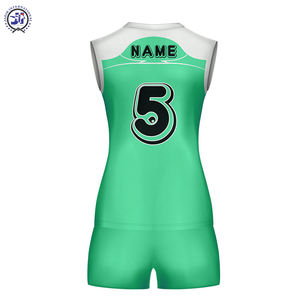 โลโก้พิมพ์ระเหิดออกแบบเองทีม OEM ผู้หญิงวอลเลย์บอลย์เครื่องแบบเสื้อในขายตอนนี้ - Product Image 6