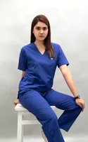 Ensemble de gommages médicaux pour femmes et hommes haut et pantalon confortables pour le personnel hospitalier
