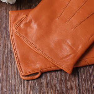 Premium Leather Fashion Gloves High <b>Stitching</b> Breathable <b>Product</b> Ultra Soft Touch Leather Fashion Gloves For Men's - Product Image 4