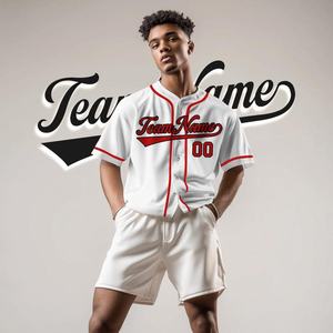 Conjunto de Camiseta y Pantalón de Béisbol Personalizados de Alta Calidad, Último Diseño, Transpirables, Cuello en V, Impresión por Sublimación, MOQ de 20 Conjuntos - Product Image 6