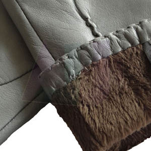 ถุงมือหนังแท้ระดับพรีเมียม ระบายอากาศได้ ถุงมือยาวถึงข้อมือ ฤดูหนาว ให้ความอบอุ่น สัมผัสนุ่ม งานฝีมือที่ทนทาน สำหรับสวมใส่ในชีวิตประจำวันกลางแจ้ง - Product Image 6