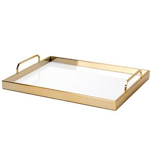 Plateau de service en bois de haute qualité forme personnalisée taille poignée en métal mariage événement assiette plat cuisine maison fête couleur personnalisée - Product Image 5